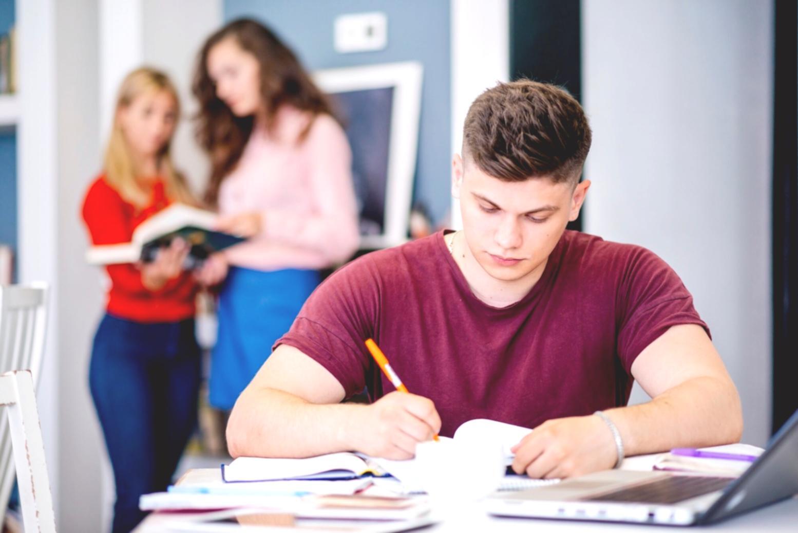 Family creating emergency fund savings plan